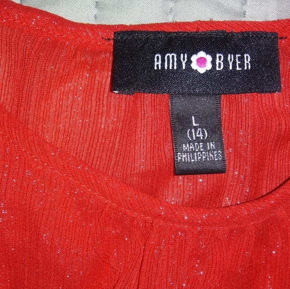 🎄 Red Layered Shirt 🎄 Size 14 - Picture 4 of 5